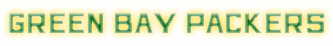 green bay packers glowing