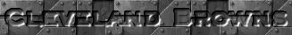 cleveland browns metal logo
